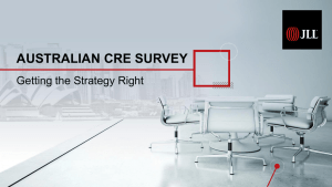 australian cre survey - Global Corporate Real Estate Trends