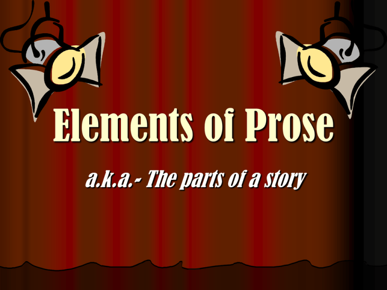 Elements Of Prose