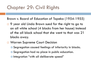 Chapter 29: Civil Rights