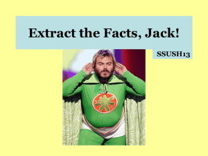 Extract the Facts, Jack!