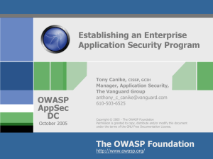 Canike - OWASP AppSec DC 2005