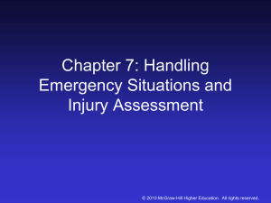 Chapter 12: On-the-Field Acute Care and Emergency Procedures