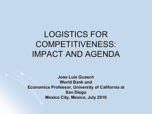 Logistics, Transport and Food Prices in LAC