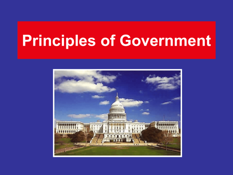 Principles Of Government