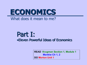 1-1 Eleven Economic Rules