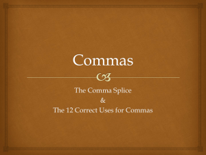 Commas - WordPress.com