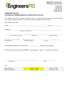 NPPE Exam Package 2015
