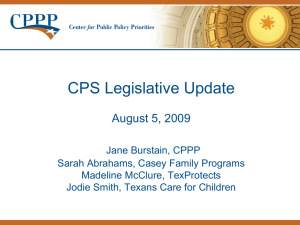 CPPP policy page on CPS workforce issues
