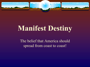 Manifest Destiny - Birdville Independent School District