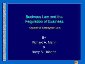 Contemporary Business Law