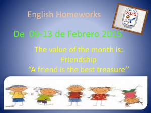 tareas ingles - Colegio Zazu