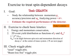 Basic checks for spin-dependent kinetics by GEANT4