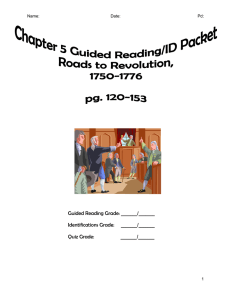 Chapter 5 Guided Reading/ID Packet