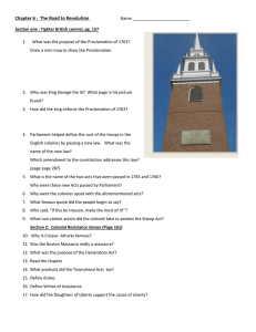 study guide 6 the road to revolution