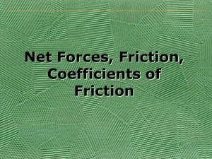 Force & friction