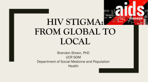 HIV/AIDS Stigma - Diversity in Medicine