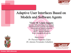 adaptive user interfaces