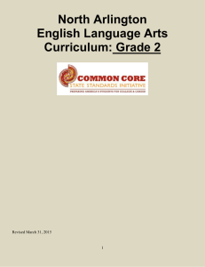Grade 2 Language Arts - North Arlington School District