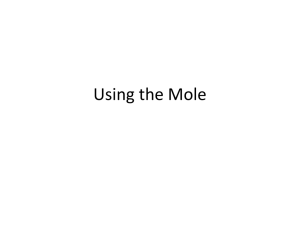 Using Molar Mass - Science at NESS