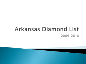 Arkansas Diamond List