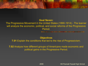 Chapter 17: Progressive Movement
