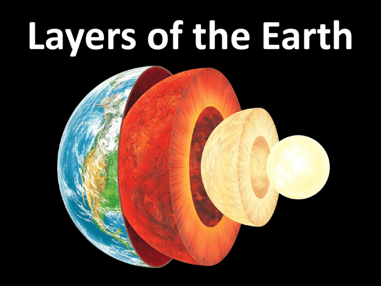powerpoint presentation on layers of the earth