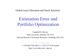 portfolio optimization by means of resampled efficient frontiers