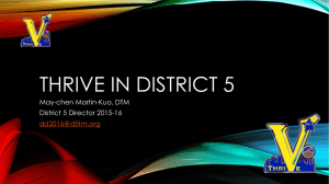 Thrive in D5 as Area Directors