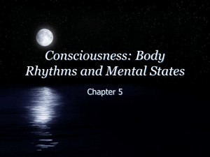 Consciousness: Body Rhythms and Mental States