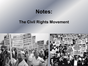 Civil Rights Powerpoint - Southwest Center for Educational