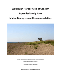 Habitat Management Recommendations