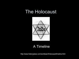 The Holocaust - World War II