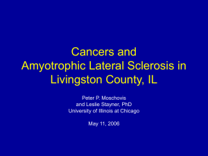 Cancers and Amyotrophic Lateral Sclerosis in Livingston County, IL