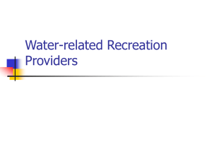Water-related Recreation Providers