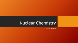 Nuclear Chemistry