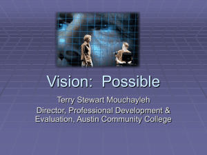 Vision: Possible - Texas Community College Teachers Association