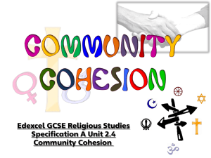 Revision Guide Community Cohesion