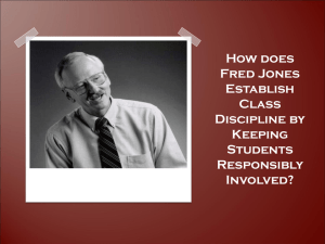 Fred Jones presentation3 - Inclusive Special Education Wiki