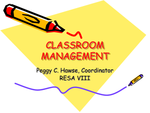 Jones` Classroom Management