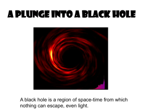 A Plunge Into a Black Hole (Saturday Morning Physics lecture at