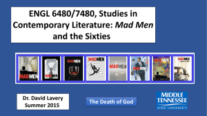 God is Dead - The Homepage of Dr. David Lavery