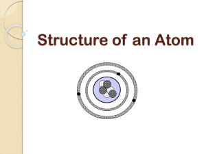 Structure of an Atom