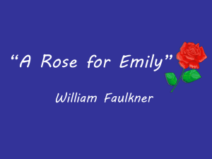 “A Rose for Emily”