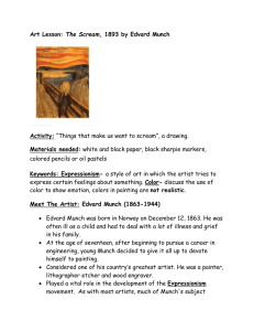 Art Lesson: The Scream, 1893 by Edvard Munch