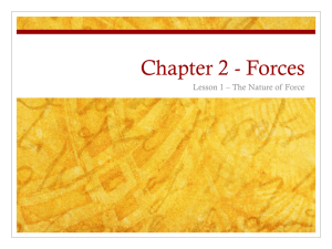 Chapter 2 - Forces