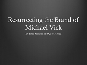Resurrecting the Brand of Michael Vick