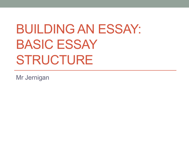 building essay