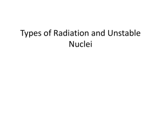4.4 Unstable Nuclei and Radioactive Decay