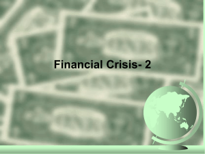 Financial Crisis Part 2