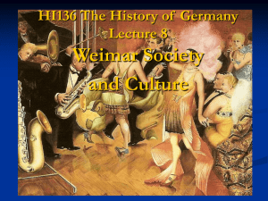 HI136 The History of Germany Lecture 8